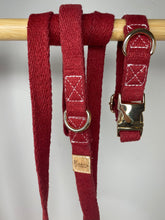 Load image into Gallery viewer, Hemp dog collar - Ruby