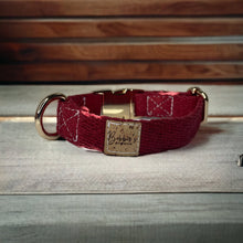 Load image into Gallery viewer, Hemp dog collar - Ruby