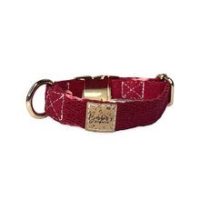 Load image into Gallery viewer, Hemp dog collar - Ruby