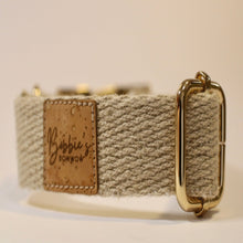 Load image into Gallery viewer, Natural hemp collar