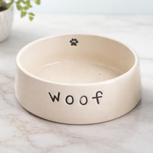 Load image into Gallery viewer, Ceramic dog bowl
