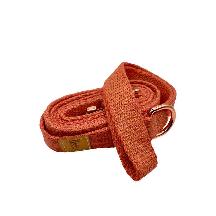 Hemp leash - Terracotta