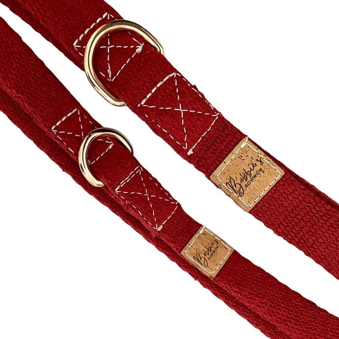 Hemp Leash - Ruby